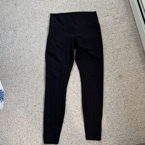 Lululemon Black wunder under Leggings